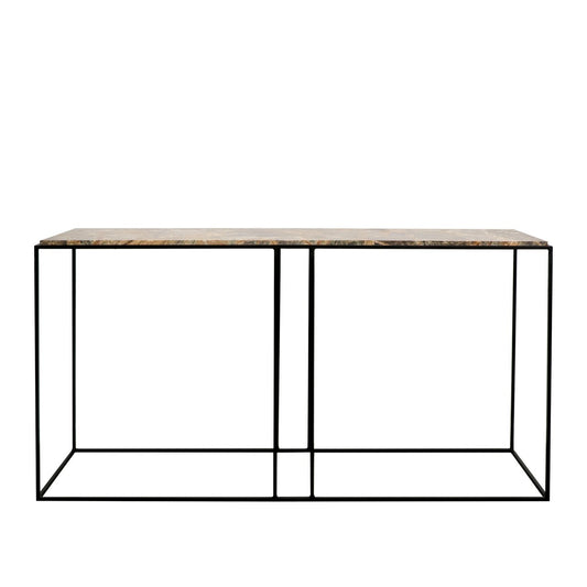 Dion Console Table - Forest Marble Top