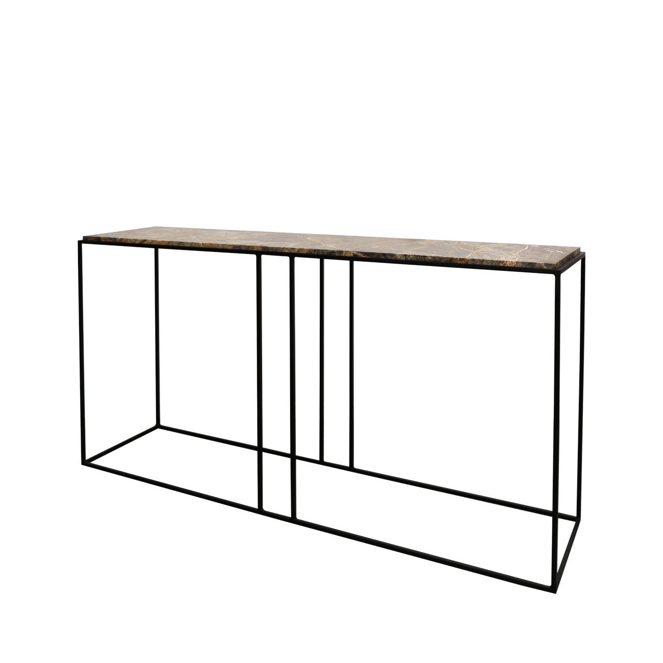 Dion Console Table - Forest Marble Top