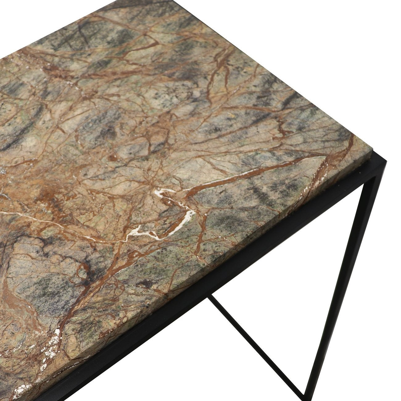 Dion Console Table - Forest Marble Top