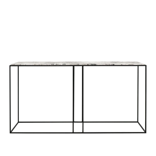 Dion Console Table - Alaska Marble Top