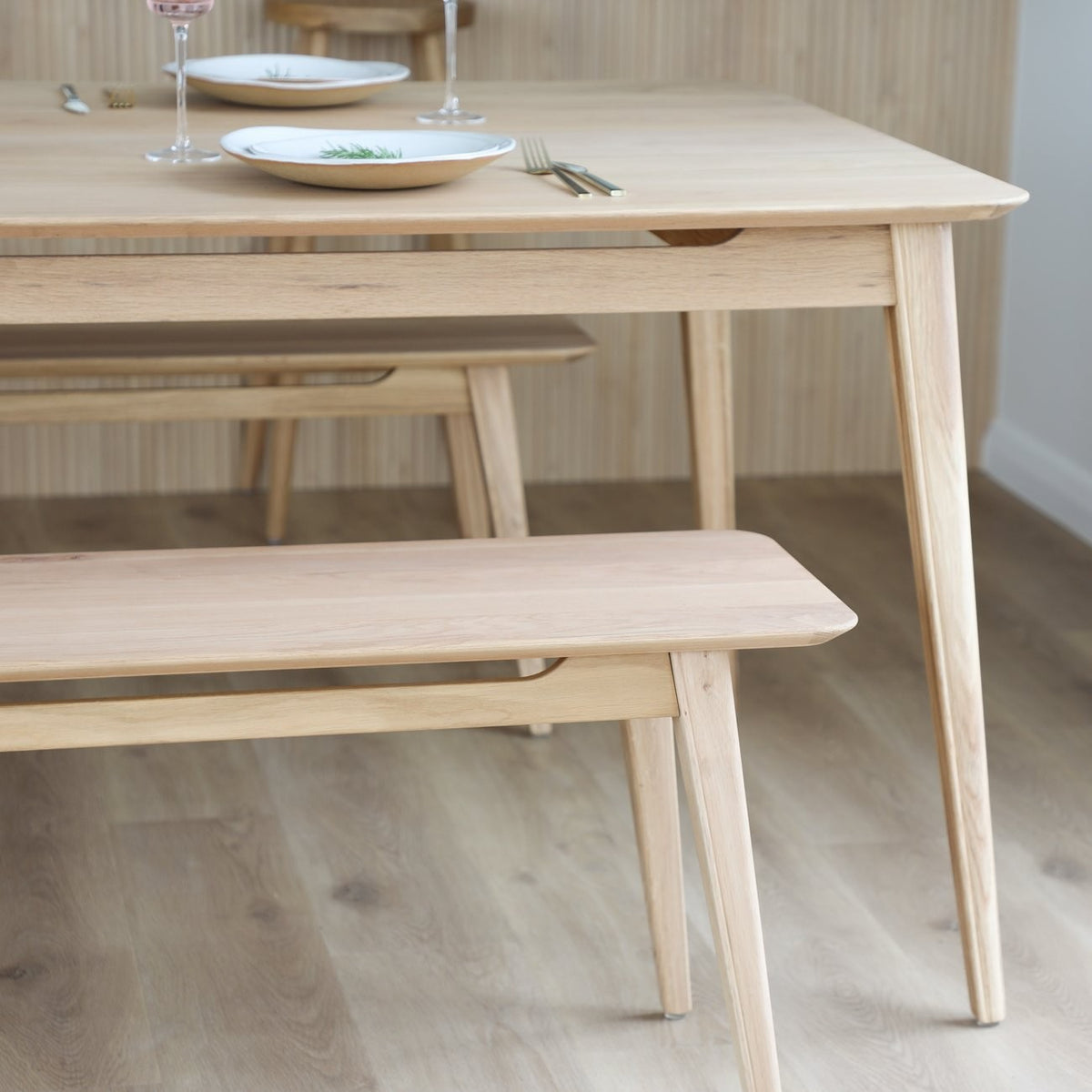 Rokke Oak Bench - 180cm – Shibui Interiors