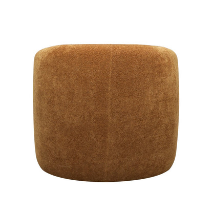 Ginger swivel armchair on a white background