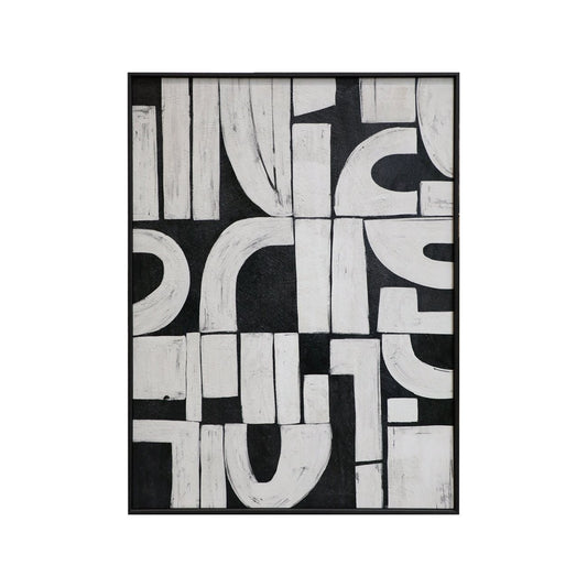Textured & Framed Canvas Art - Jett