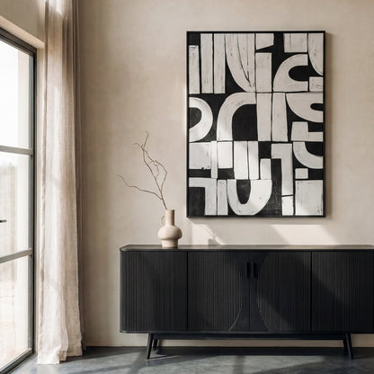 Textured & Framed Canvas Art - Jett