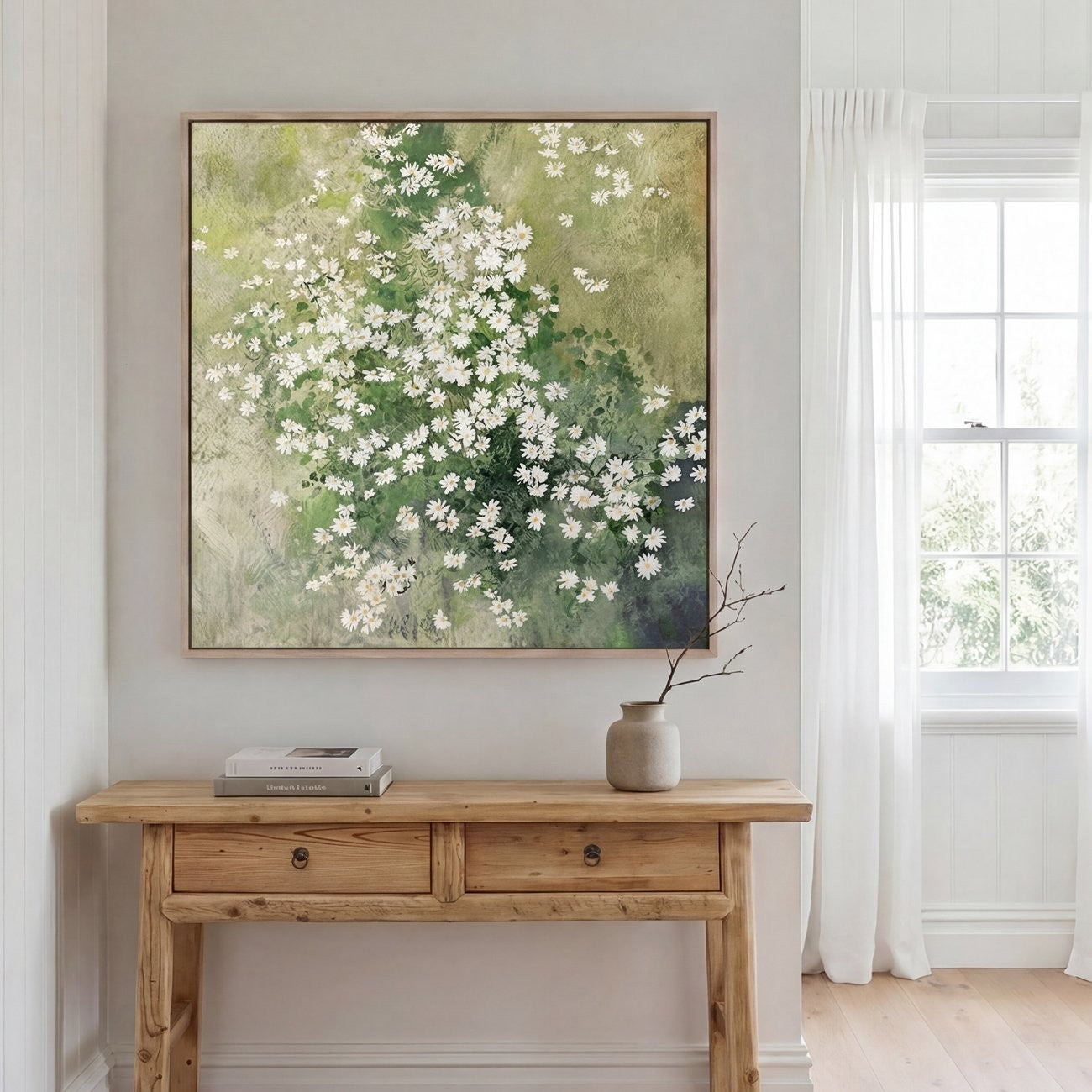 Textured & Framed Canvas Art - Pippa