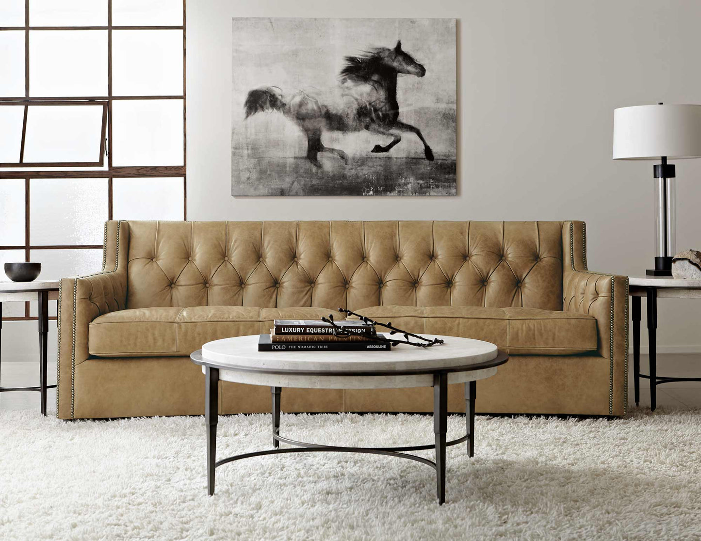 Barclay Metal Round Side Table