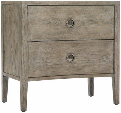 Albion Curved Front Bedside Table