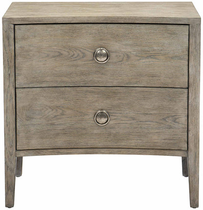 Albion Curved Front Bedside Table