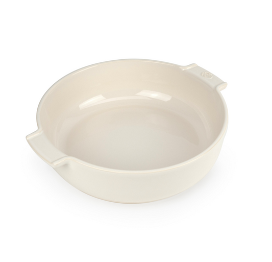 Ceramic Round Baking Dish Medium - Ecru