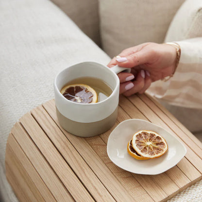 Armrest Side Tray - Natural Oak