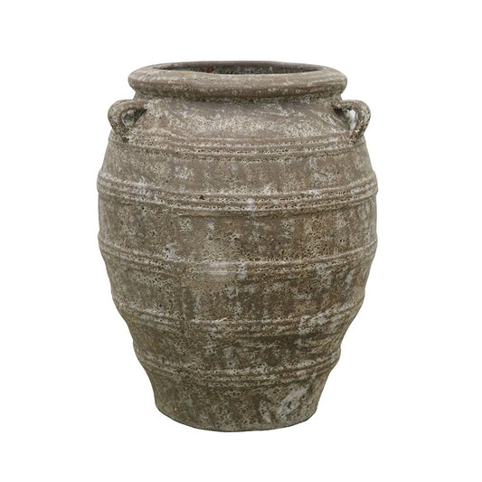 Urn Outdoor Planter - Natural  Lava Finish