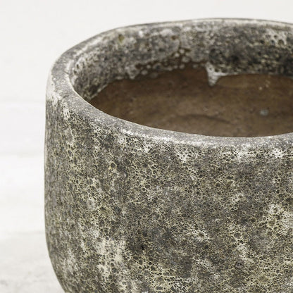 Crucible Outdoor Planter - Natural Lava Finish (4 Sizes)
