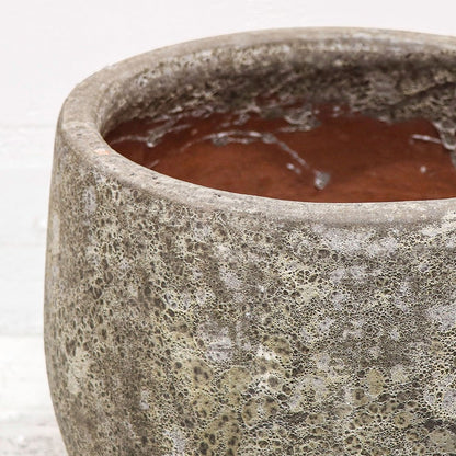 Crucible Outdoor Planter - Natural Lava Finish (4 Sizes)