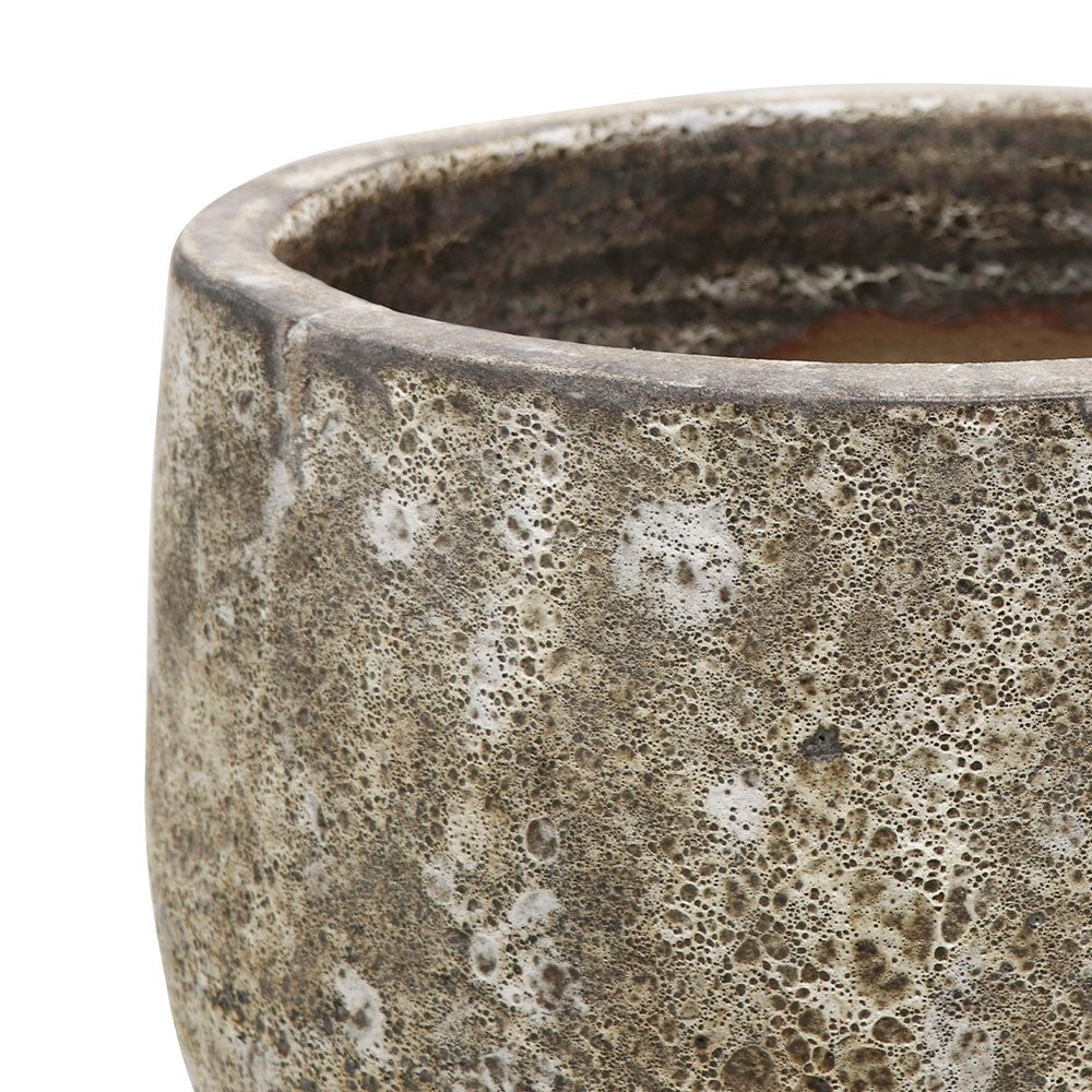 Crucible Outdoor Planter - Natural Lava Finish (4 Sizes)