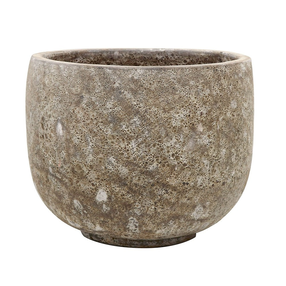 Crucible Outdoor Planter - Natural Lava Finish (4 Sizes)