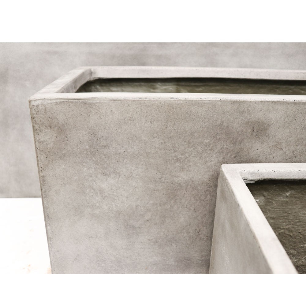 Waihou Outdoor Planter - Weathered Cement (3 Sizes)