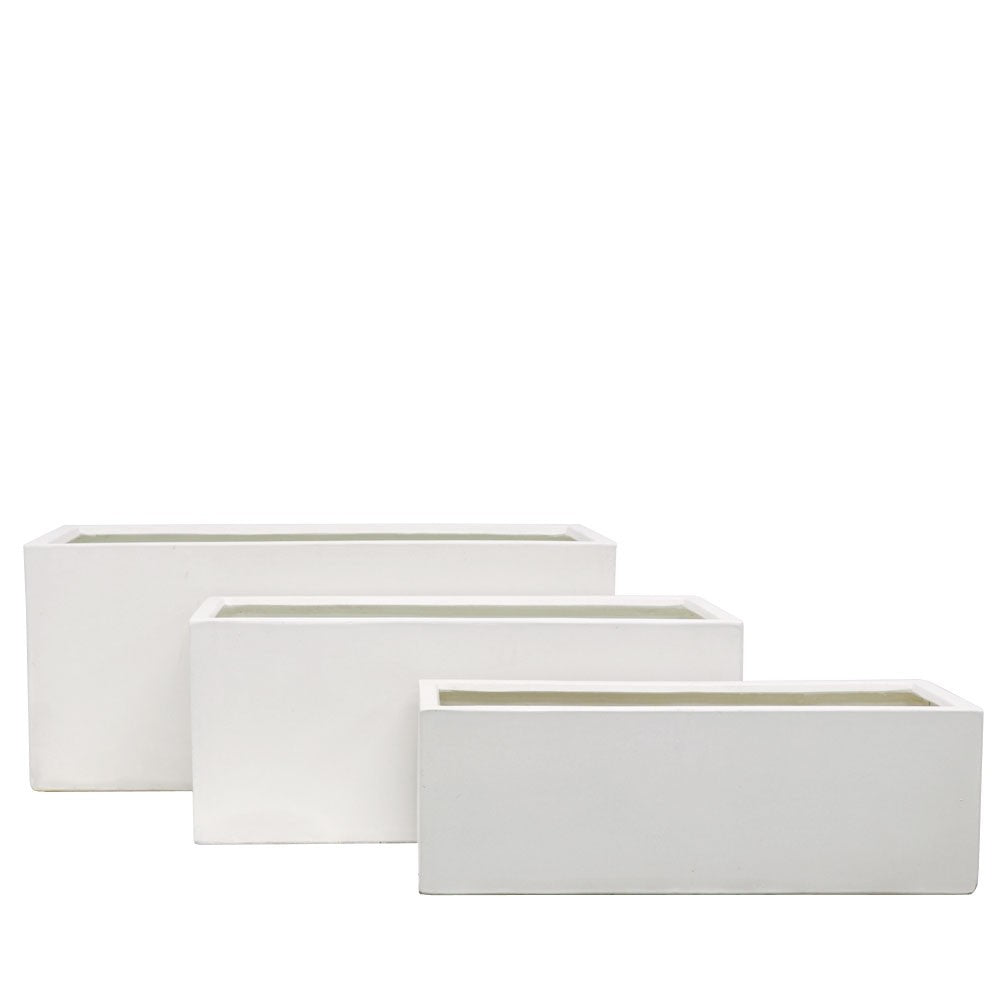 Waihou Outdoor Planter - White (3 Sizes)