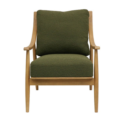 Greer Occasional Chair - Olive Boucle
