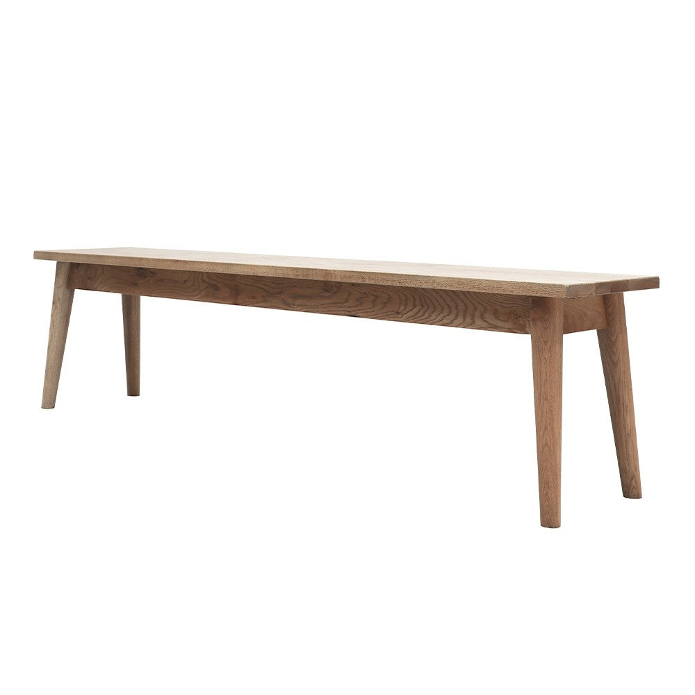 Vaasa Oak Bench Seat 185cm - Natural Oak