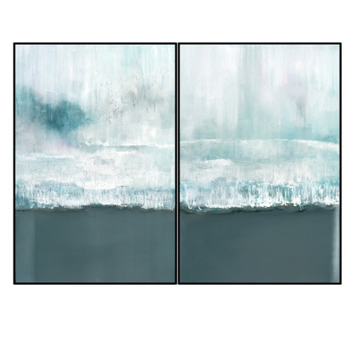 Shoreline - Framed Artwork Pair