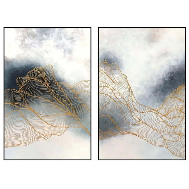 Transparent - Framed Artwork Pair