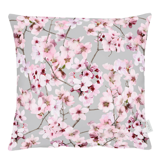 Blossom Cushion - Grey