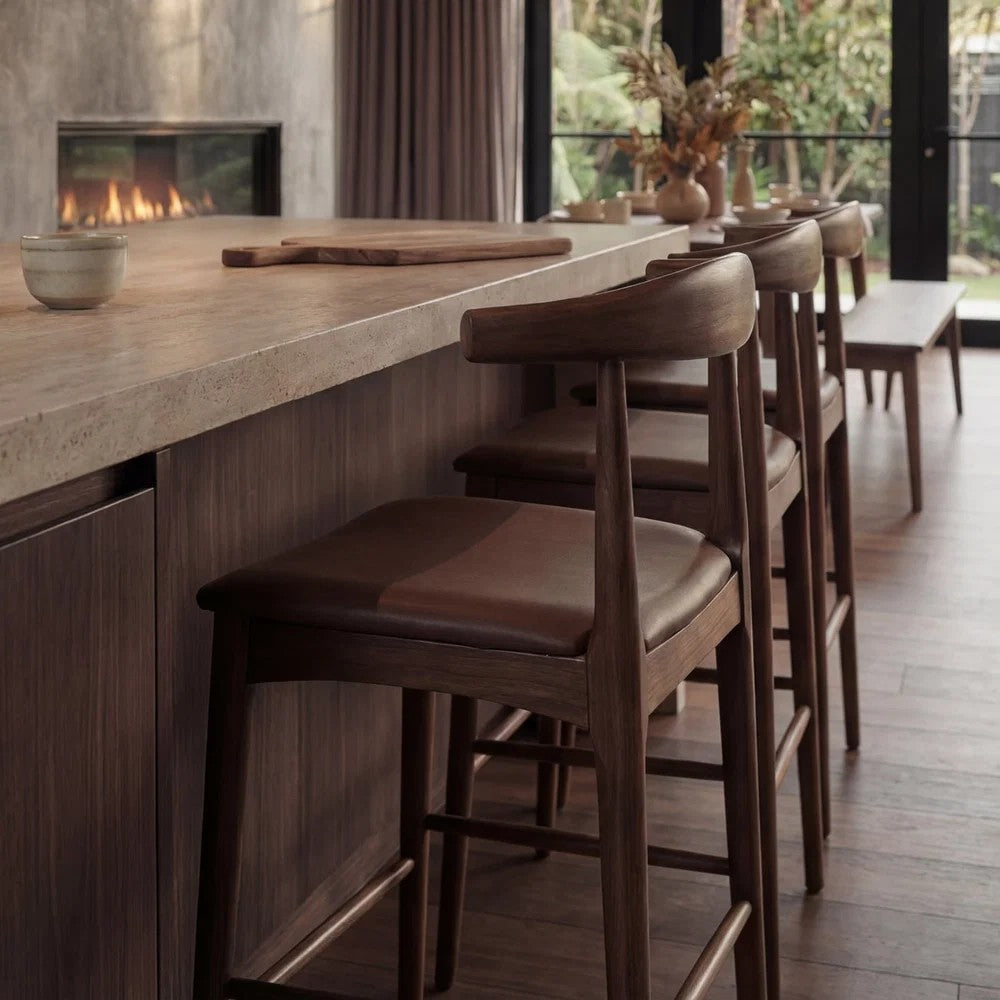 Bowen Barstool - Brown