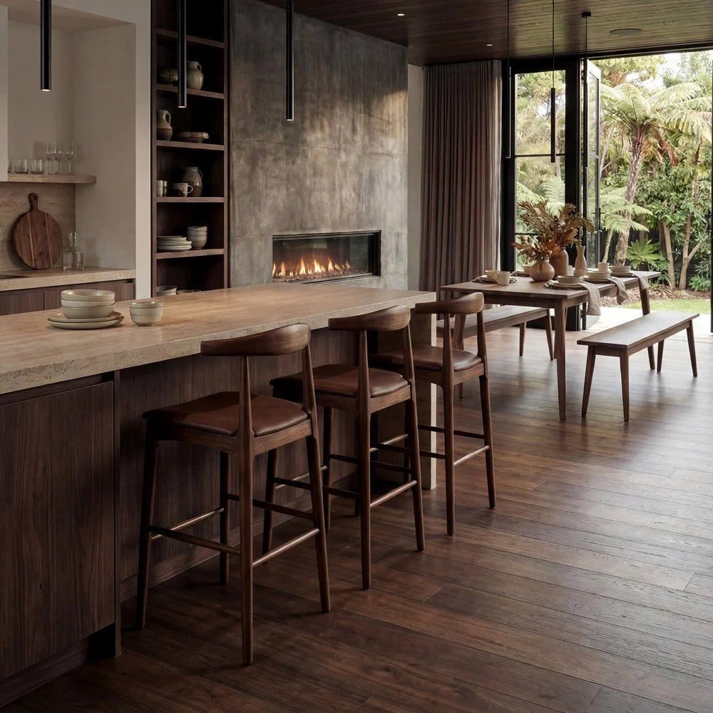 Bowen Barstool - Brown