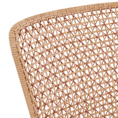 Cabana Sleigh Outdoor Dining Chair - Sand + Natural