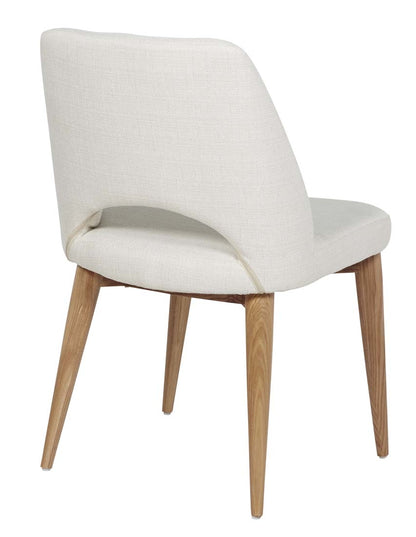 Oscar Timber Leg Dining Chair - Natural + Natural Ash