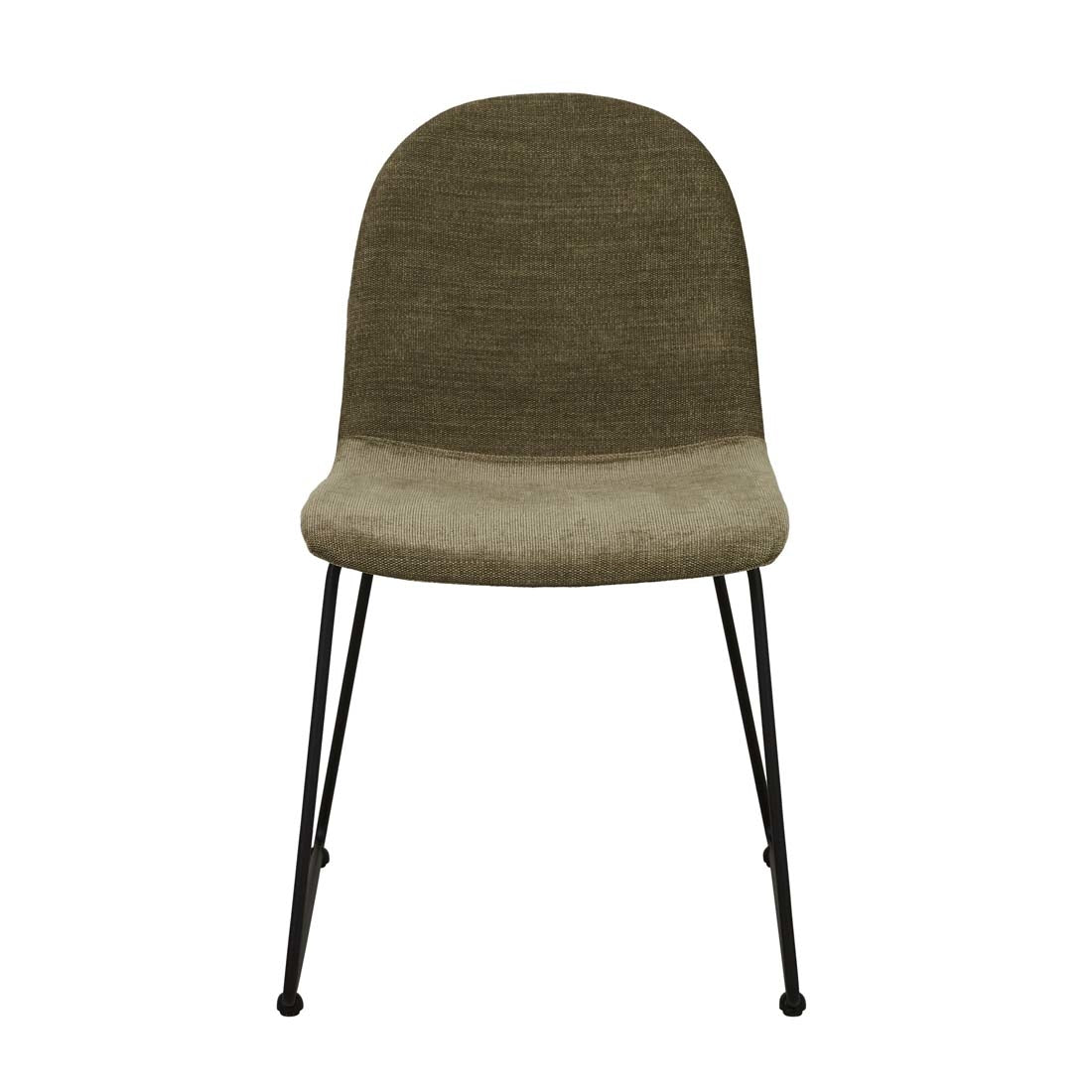 Smith Sleigh Dining Chair - Copeland Olive