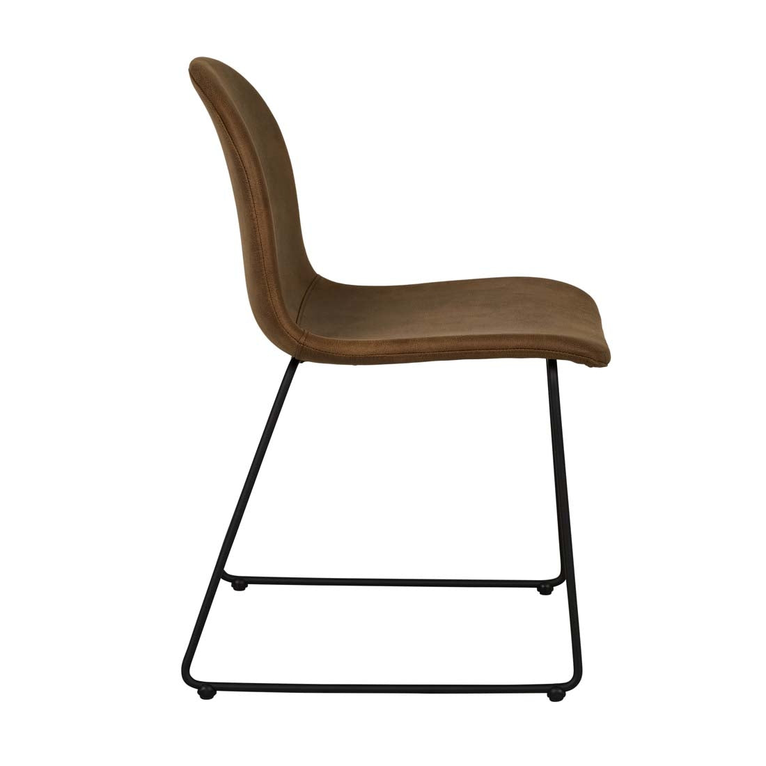 Smith Sleigh Dining Chair - Eastwood Tan