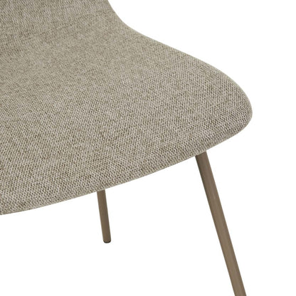 Smith Straight Leg Dining Chair - Khaki Grey