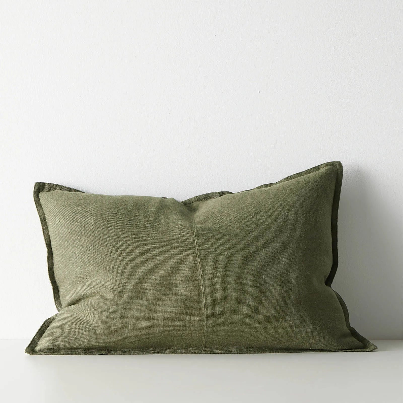 Green Lumber Cushion on a white background