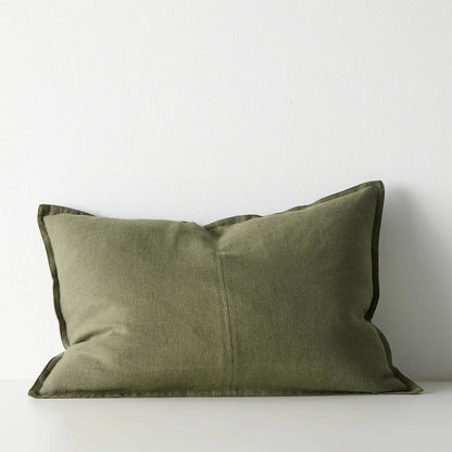 Green Lumber Cushion on a white background