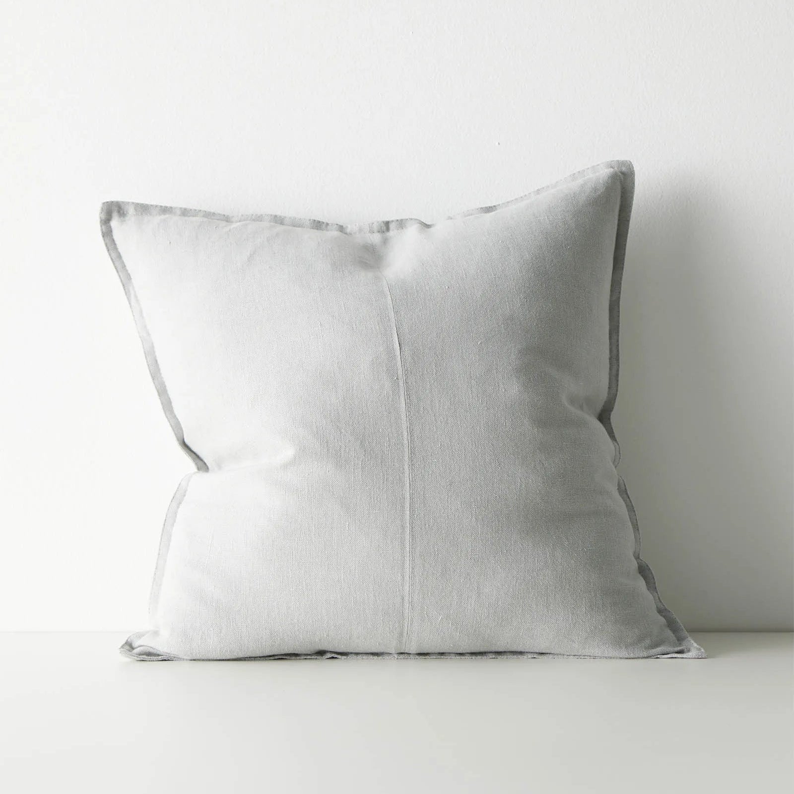 Grey cushion on a white background