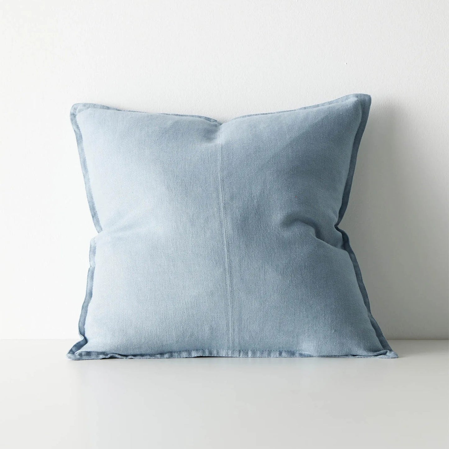 Blue cushion on a white background
