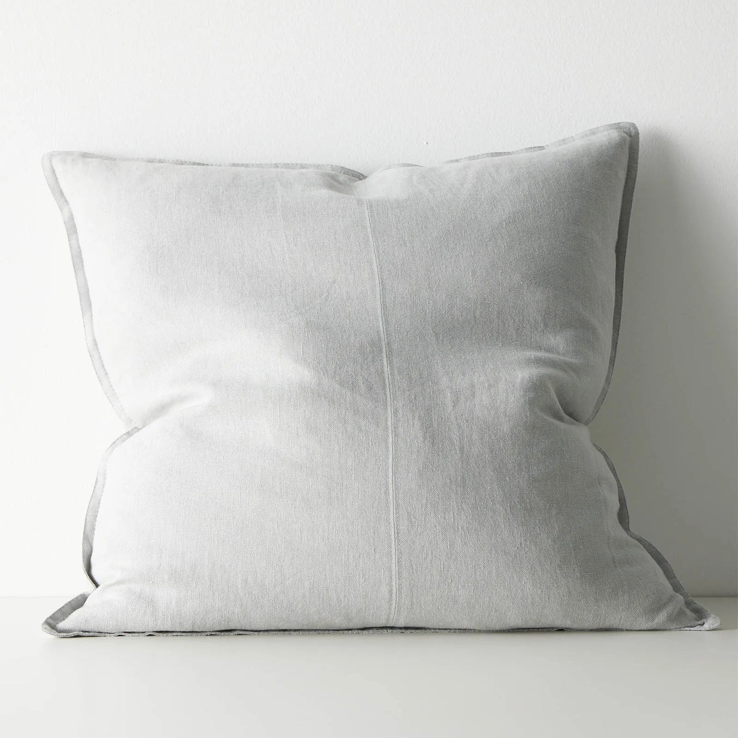 Grey cushion on a white background