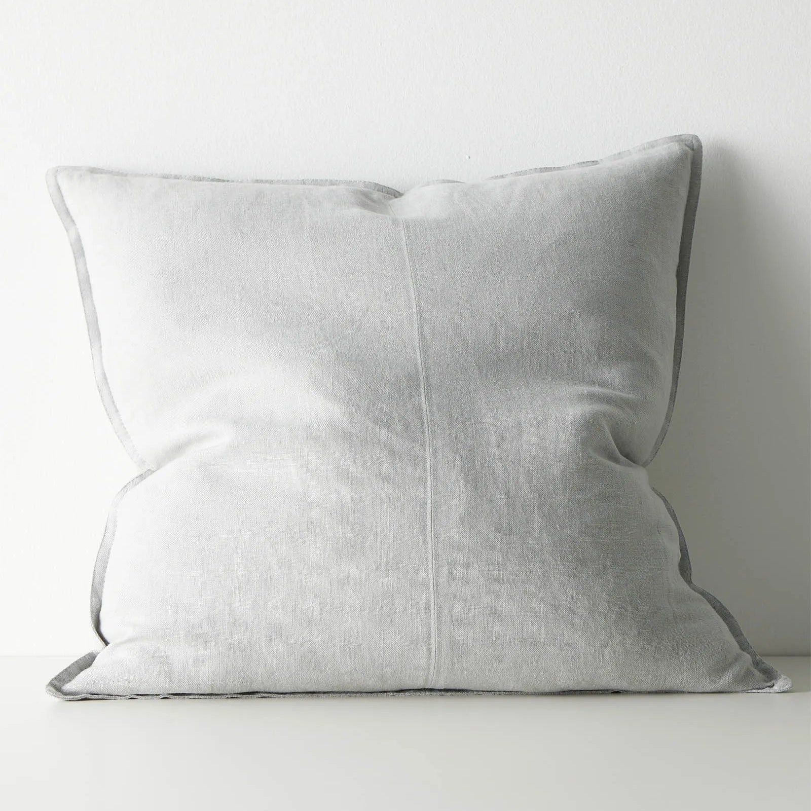 Grey cushion on a white background
