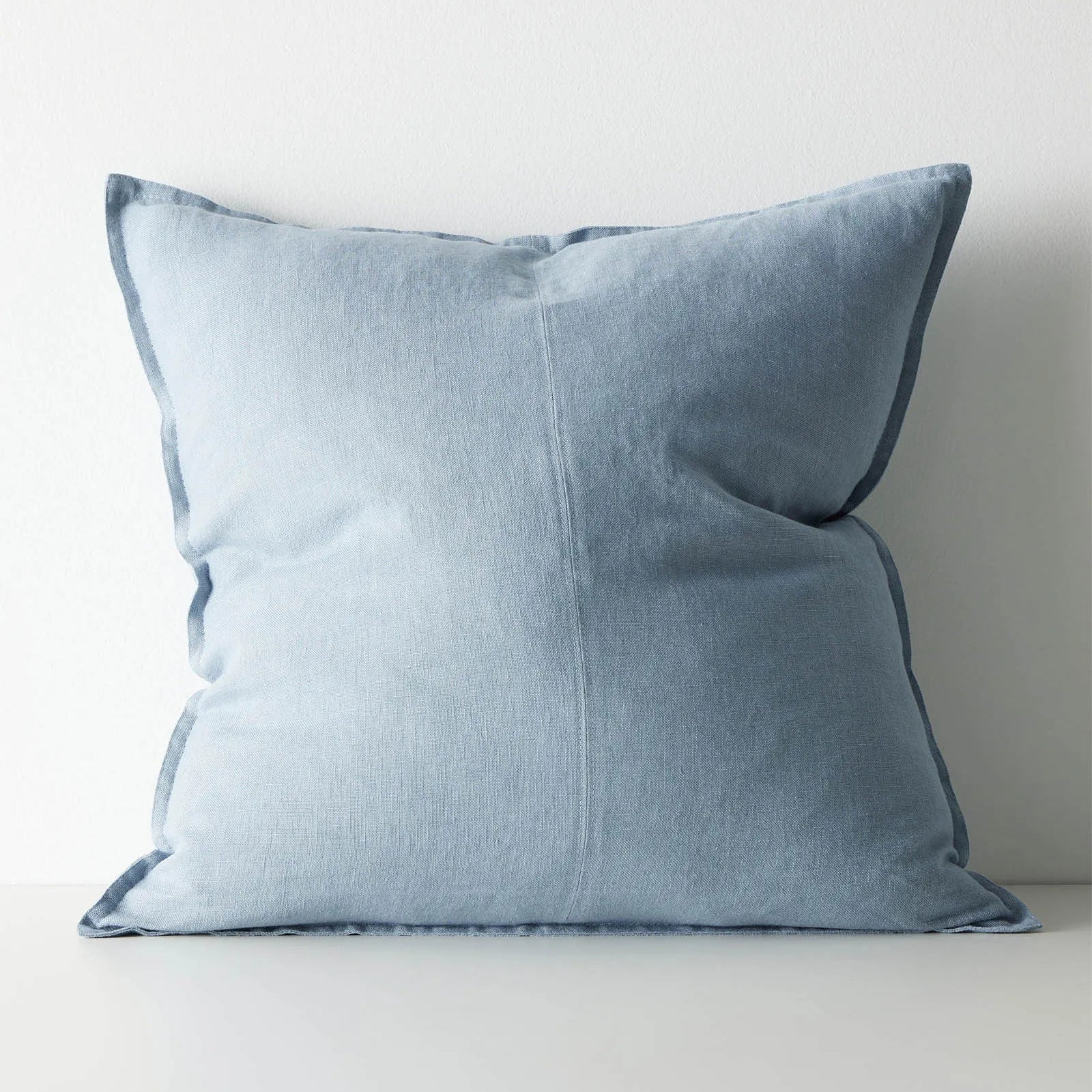 Blue cushion on a white background