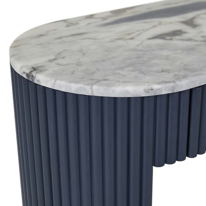 Benjamin Ripple Grand Marble Console - Ocean Marble + Twilight