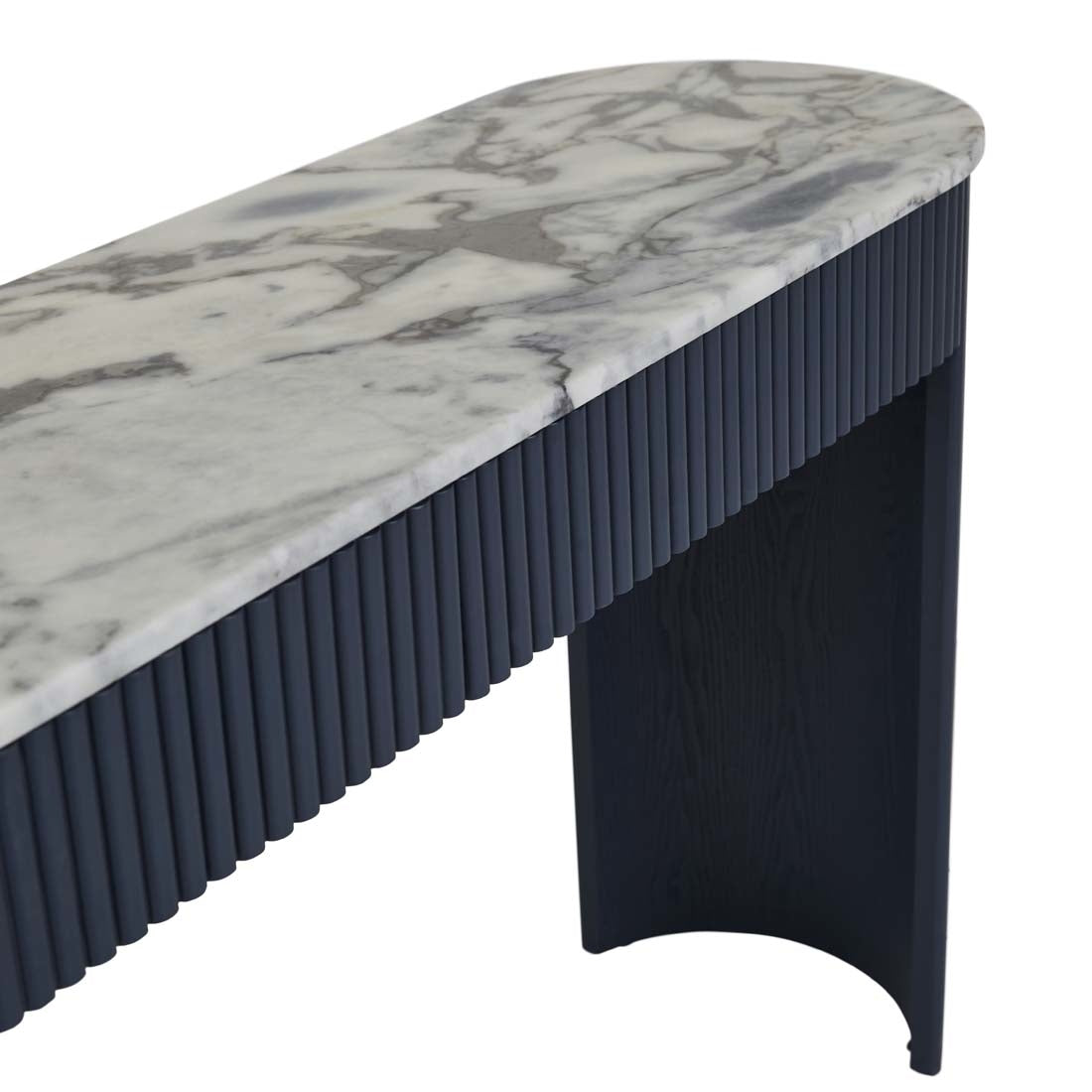 Benjamin Ripple Grand Marble Console - Ocean Marble + Twilight