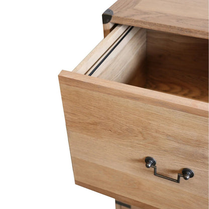 Campaign 3 Drawer Oak Filing Cabinet - Oak