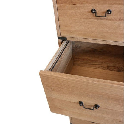 Campaign 4 Drawer Oak Filing Cabinet - Oak