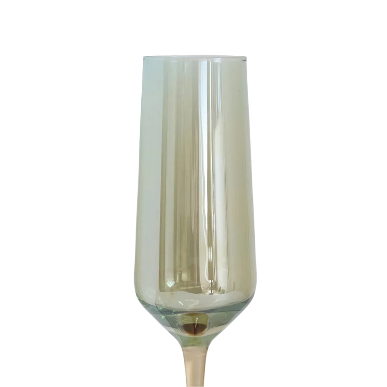 Capri Champagne Flutes - Iridescent Set of 8