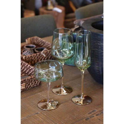 Capri Wine Glasses - Iridescent Set of 8