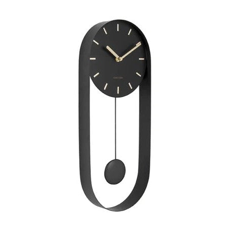 Charm Pendulum Clock - Black