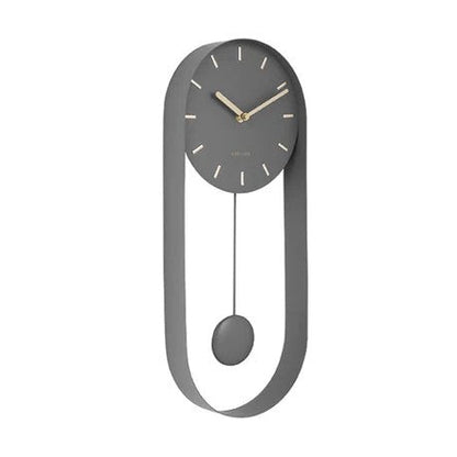 Charm Pendulum Clock - Grey