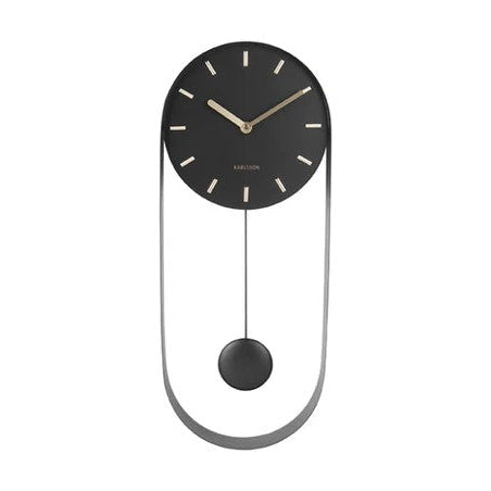 Charm Pendulum Clock - Black