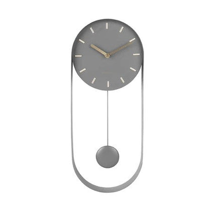 Charm Pendulum Clock - Grey